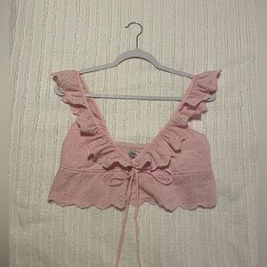 Zara Pink Crop Top